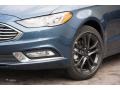 2018 Blue Metallic Ford Fusion SE  photo #2