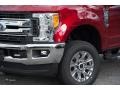 2017 Ruby Red Ford F250 Super Duty XLT SuperCab 4x4  photo #2