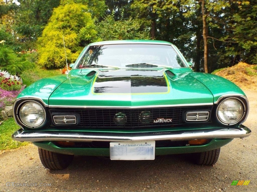 Grabber Green 1971 Ford Maverick Coupe Exterior Photo #123182984