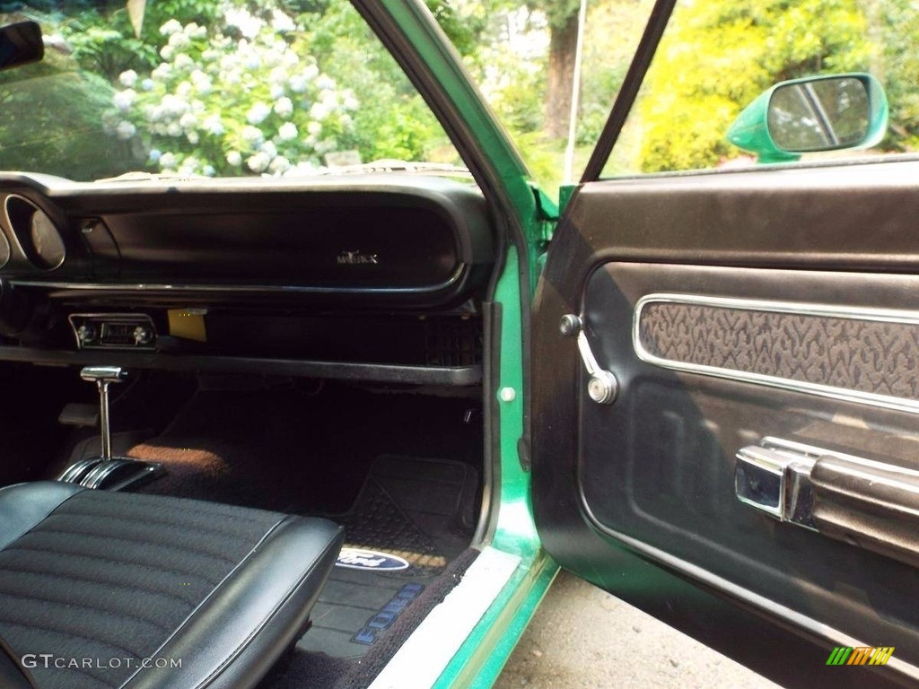 1971 Maverick Coupe - Grabber Green / Black photo #10