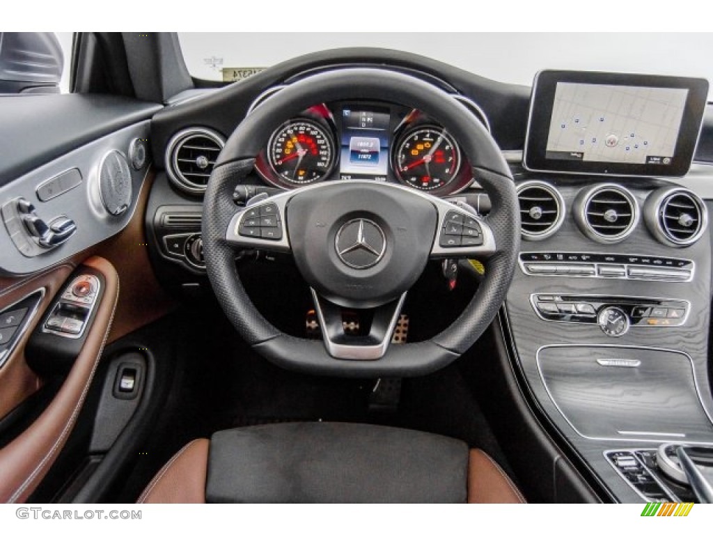 2017 Mercedes-Benz C 300 Coupe Edition 1 Nut Brown/Black ARTICO/DINAMICA Dashboard Photo #123183578