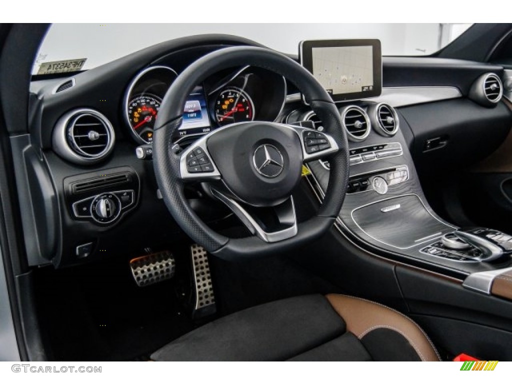 2017 Mercedes-Benz C 300 Coupe Edition 1 Nut Brown/Black ARTICO/DINAMICA Dashboard Photo #123183926