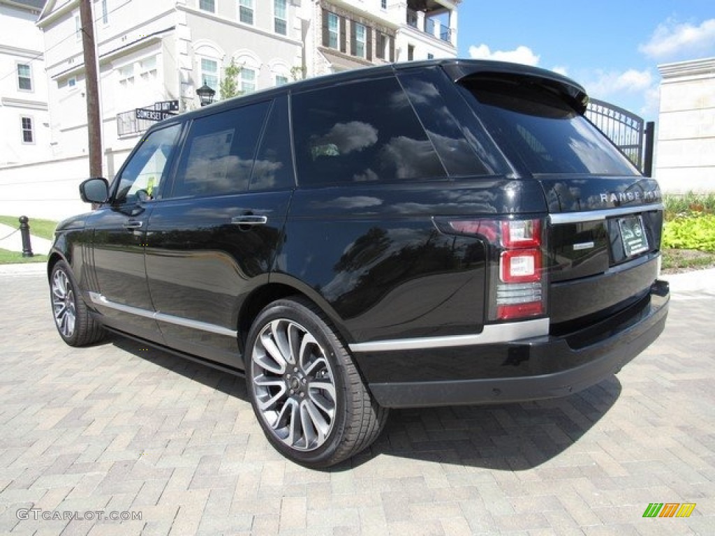 2017 Range Rover Autobiography - Santorini Black Metallic / Ebony/Ebony photo #12