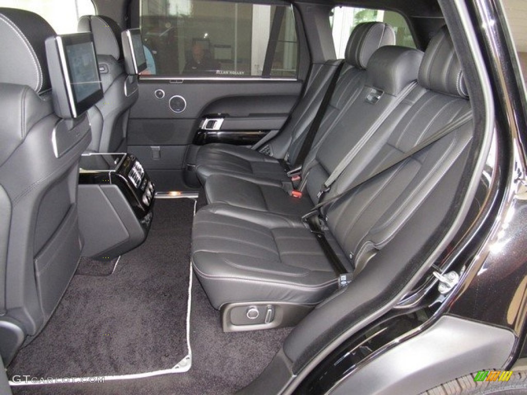 Ebony/Ebony Interior 2017 Land Rover Range Rover Autobiography Photo #123187547