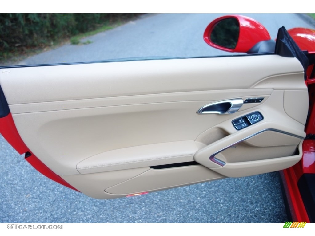 2015 911 Targa 4 - Guards Red / Luxor Beige photo #12