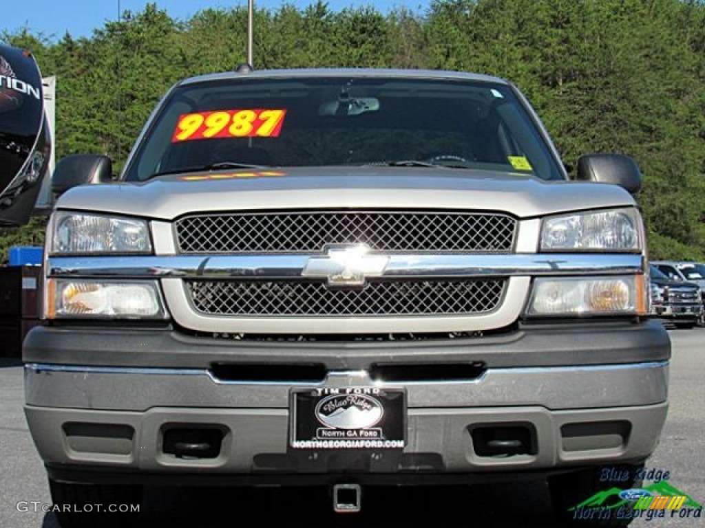 2005 Silverado 1500 LS Extended Cab - Silver Birch Metallic / Medium Gray photo #4