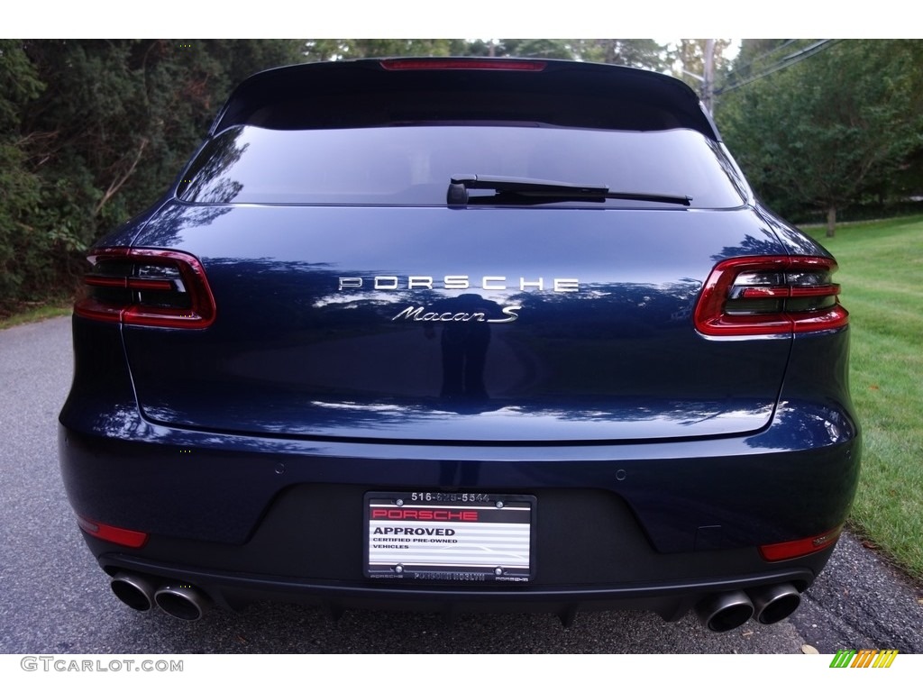 2015 Macan S - Dark Blue Metallic / Luxor Beige photo #5