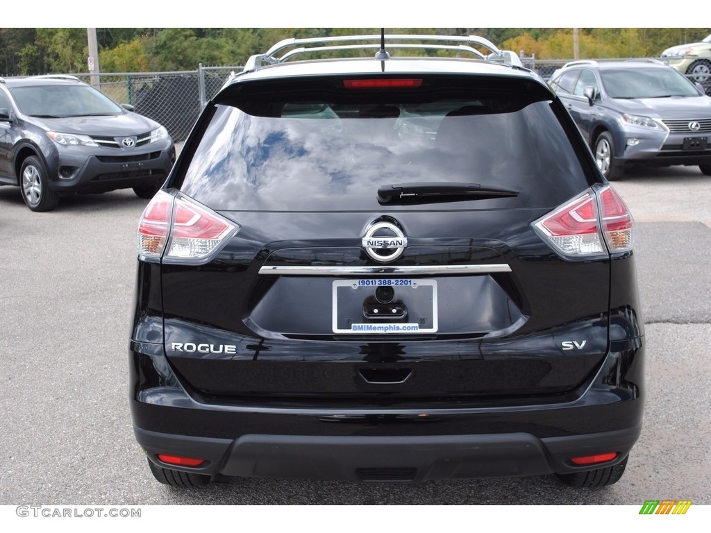 2015 Rogue SV - Super Black / Charcoal photo #4