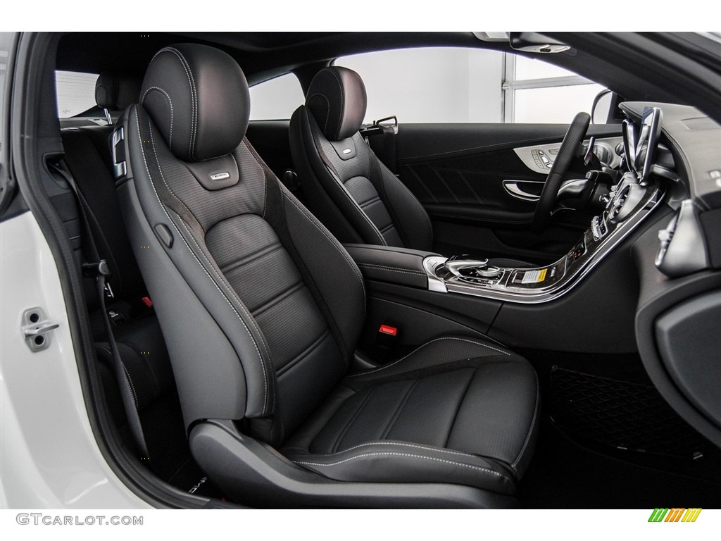 Black Interior 2018 Mercedes-Benz C 63 AMG Coupe Photo #123191432