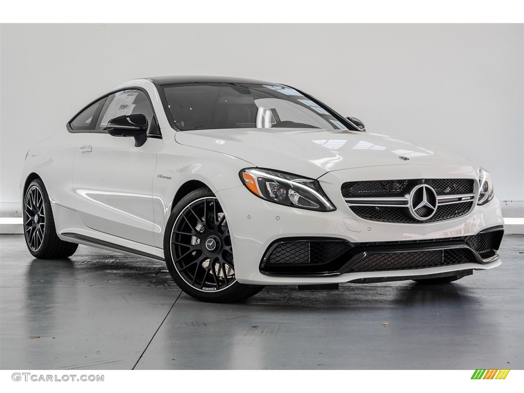 Polar White 2018 Mercedes-Benz C 63 AMG Coupe Exterior Photo #123191669