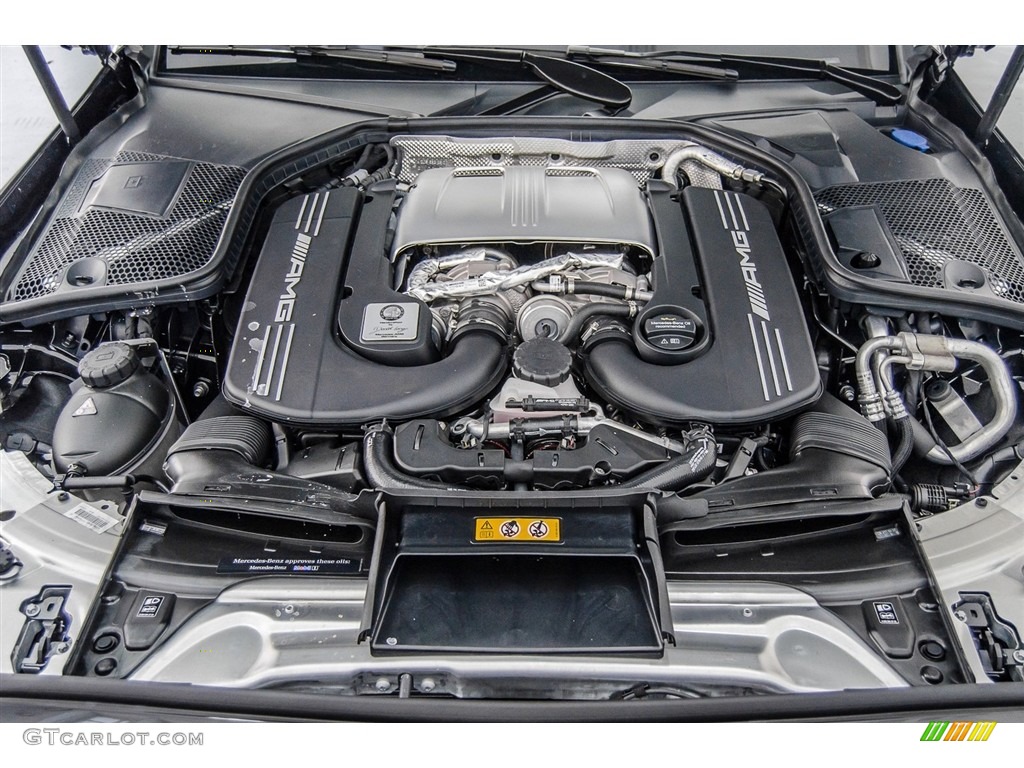 2018 Mercedes-Benz C 63 S AMG Cabriolet 4.0 Liter AMG biturbo DOHC 32-Valve VVT V8 Engine Photo #123191879