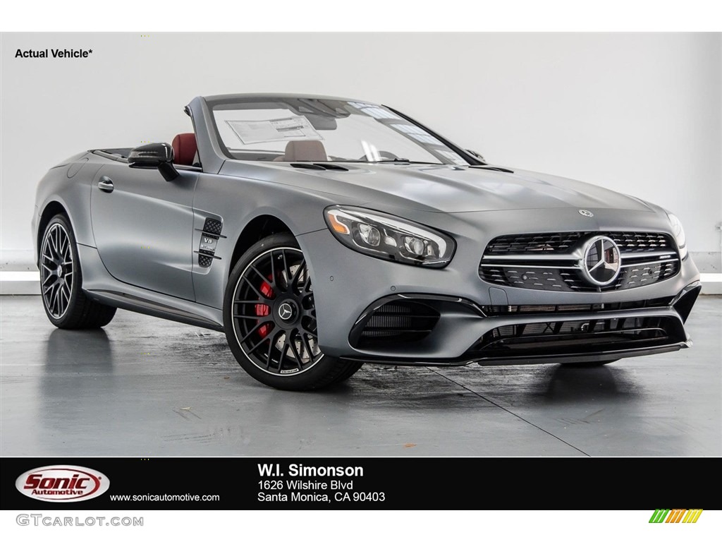 2018 designo Selenite Grey Magno (Matte) Mercedes-Benz SL 63 AMG ...