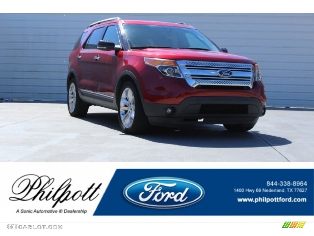 Ruby Red Metallic Ford Explorer