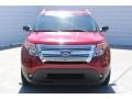 2013 Ruby Red Metallic Ford Explorer XLT  photo #2