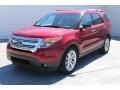 2013 Ruby Red Metallic Ford Explorer XLT  photo #3