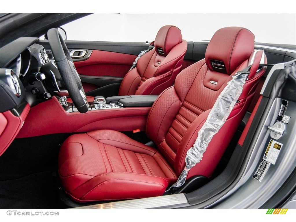 Bengal Red/Black Interior 2018 Mercedes-Benz SL 63 AMG Roadster Photo #123192452