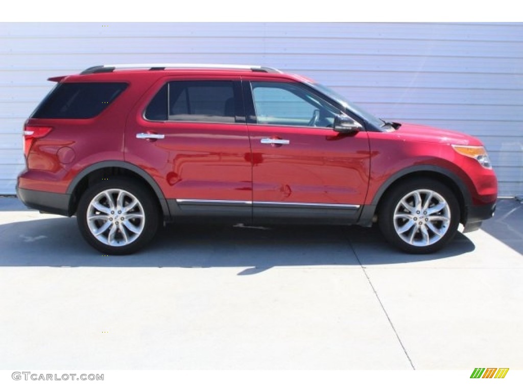 2013 Explorer XLT - Ruby Red Metallic / Charcoal Black photo #11