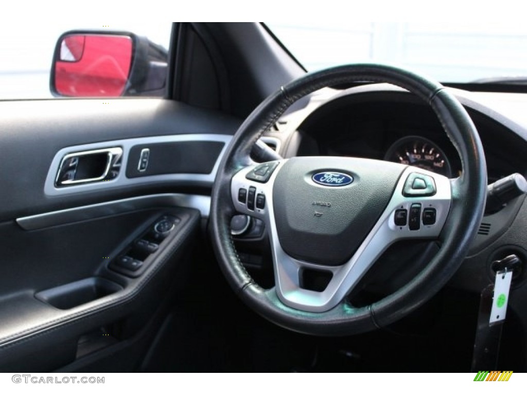 2013 Explorer XLT - Ruby Red Metallic / Charcoal Black photo #27