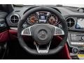 2018 Mercedes-Benz SL Bengal Red/Black Interior Steering Wheel Photo