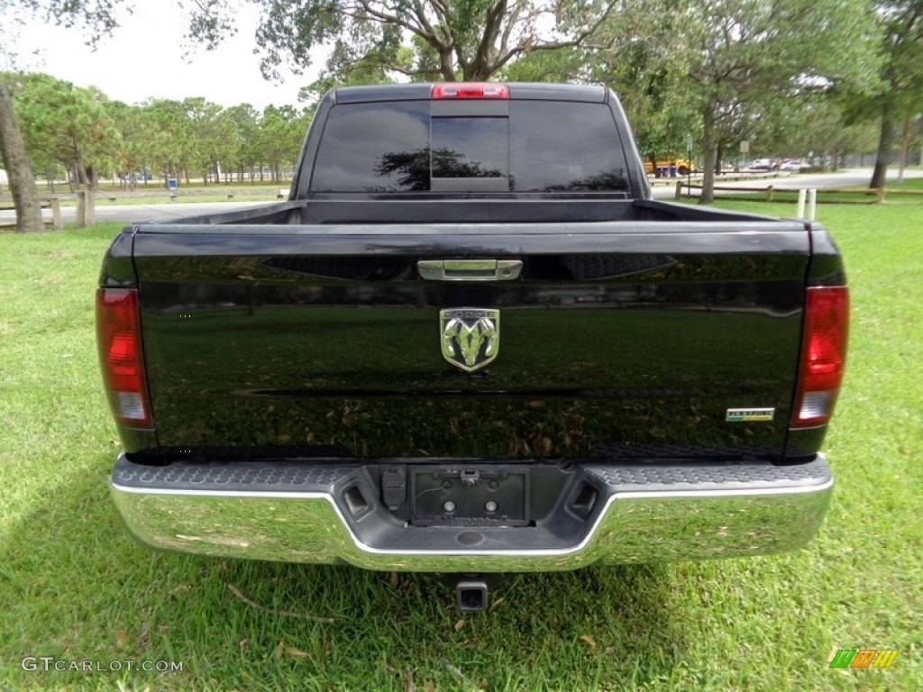 2010 Ram 1500 ST Crew Cab - Brilliant Black Crystal Pearl / Dark Slate/Medium Graystone photo #7