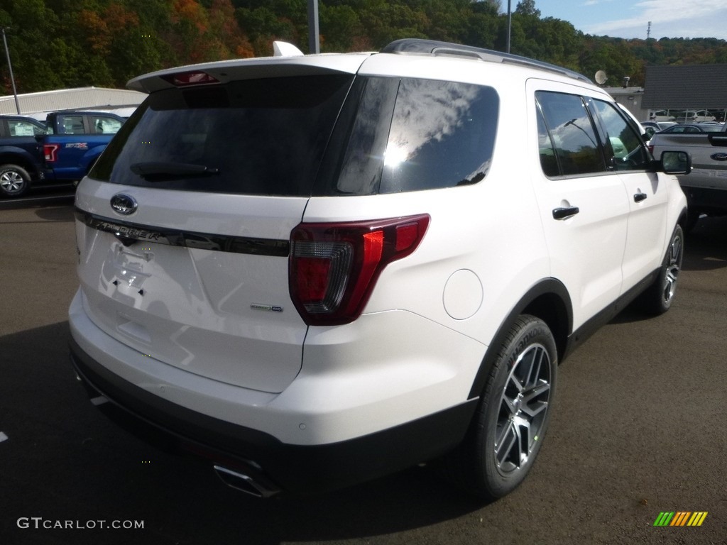 2017 Explorer Sport 4WD - White Platinum / Ebony Black photo #2