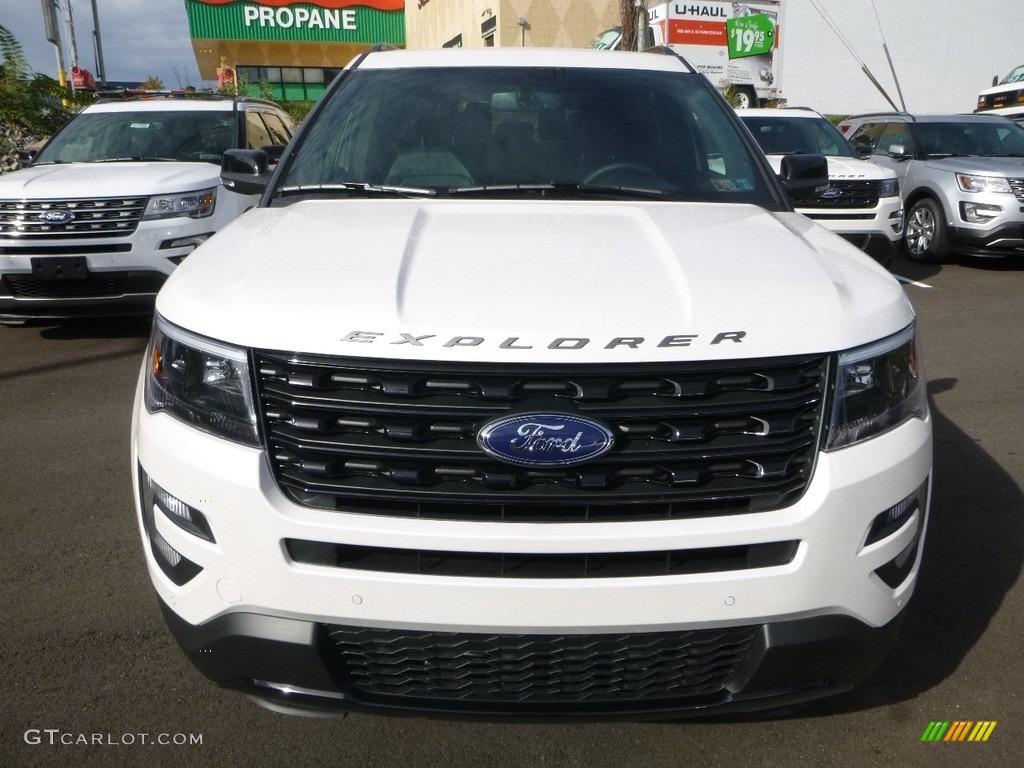 2017 Explorer Sport 4WD - White Platinum / Ebony Black photo #4
