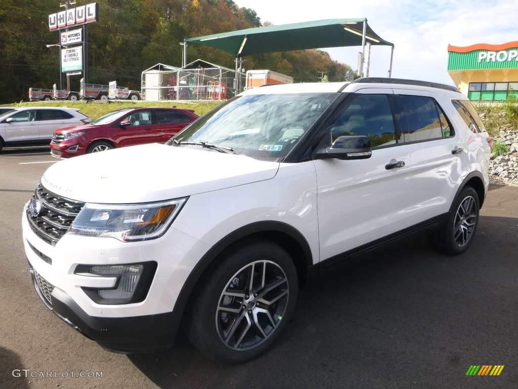 2017 Explorer Sport 4WD - White Platinum / Ebony Black photo #5