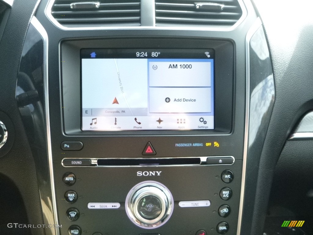 2017 Explorer Sport 4WD - White Platinum / Ebony Black photo #14