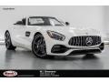 2018 designo Diamond White Metallic Mercedes-Benz AMG GT Roadster  photo #1