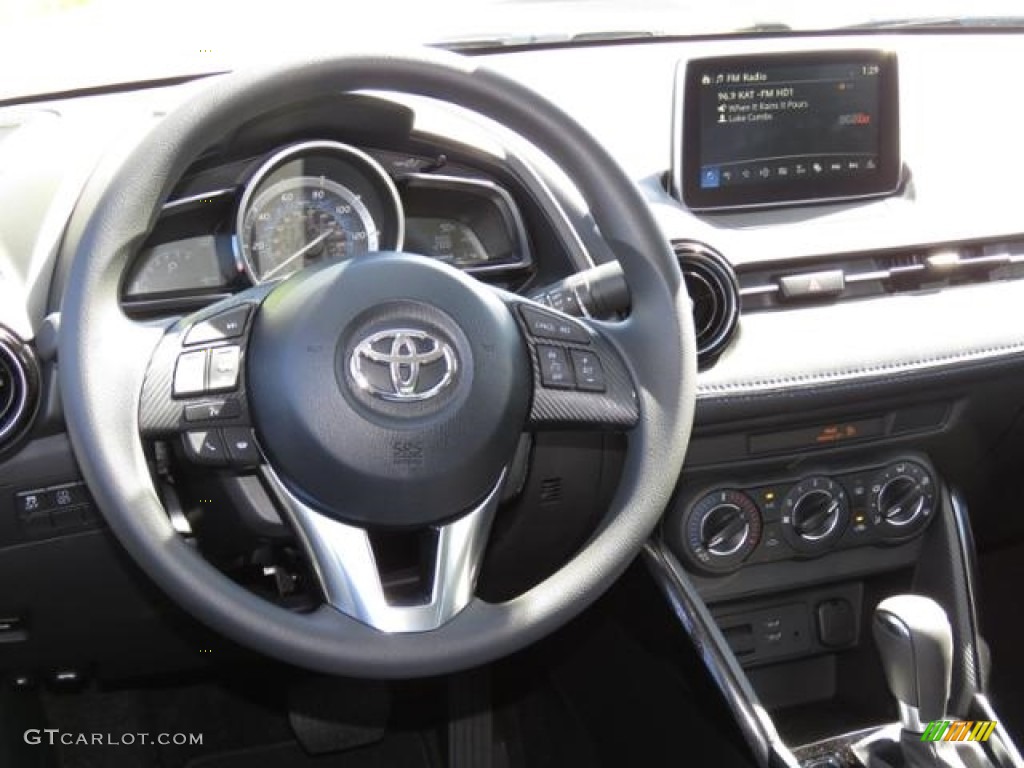 2018 Toyota Yaris iA Standard Yaris iA Model Mid-Blue Black Steering Wheel Photo #123195240