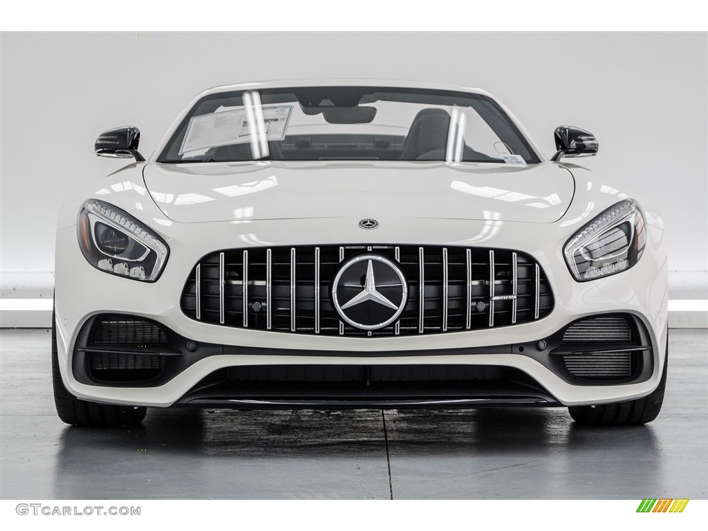 designo Diamond White Metallic 2018 Mercedes-Benz AMG GT Roadster Exterior Photo #123195243