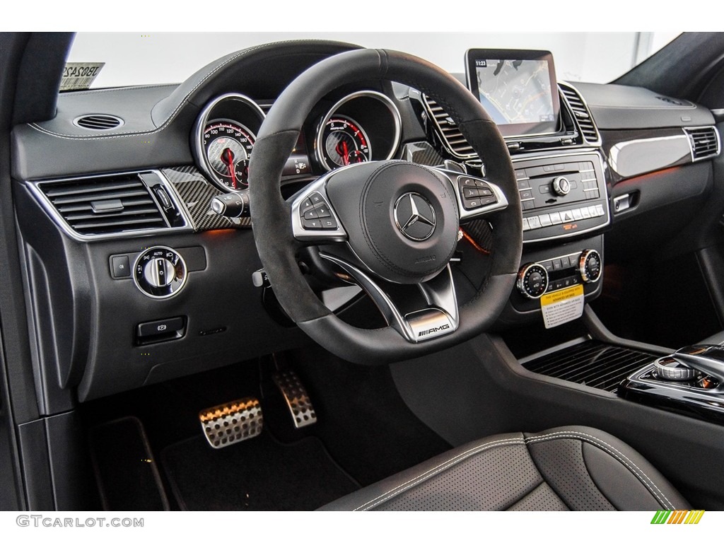 2018 Mercedes-Benz GLS 63 AMG 4Matic Black Steering Wheel Photo #123195621
