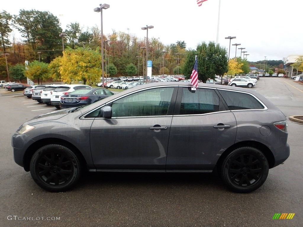 2009 CX-7 Sport - Galaxy Gray Mica / Black photo #6
