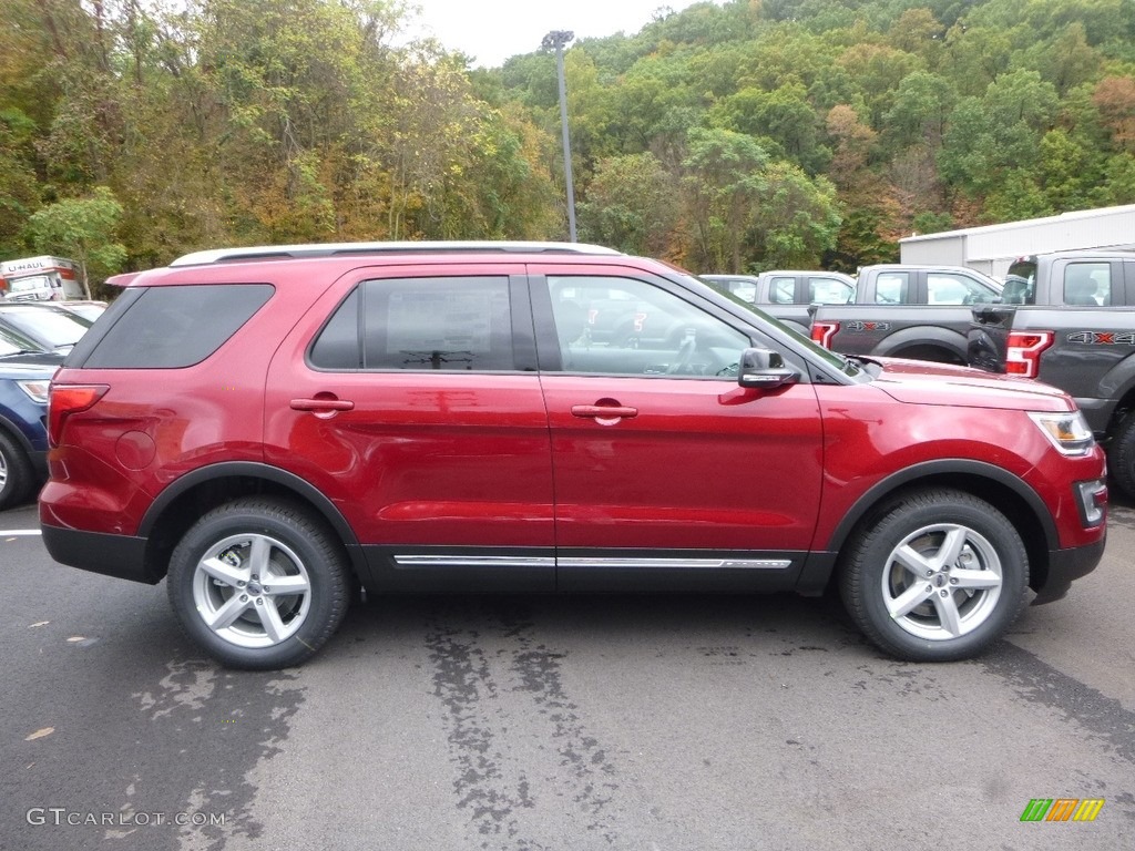 2017 Explorer XLT 4WD - Ruby Red / Ebony Black photo #1