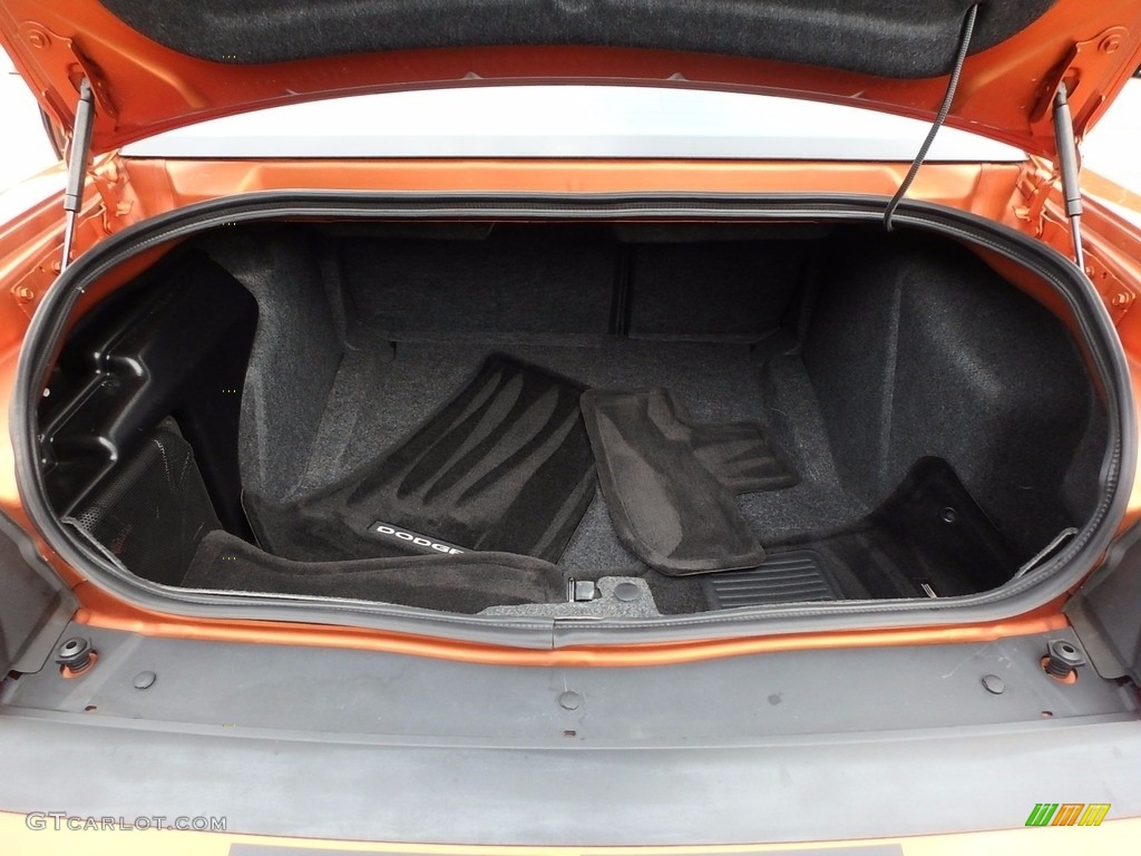 2011 Challenger SRT8 392 - Toxic Orange Pearl / Dark Slate Gray photo #13