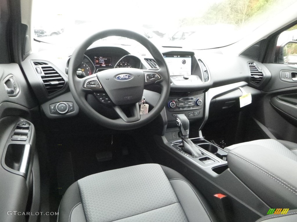 Charcoal Black Interior 2018 Ford Escape SE 4WD Photo #123200043