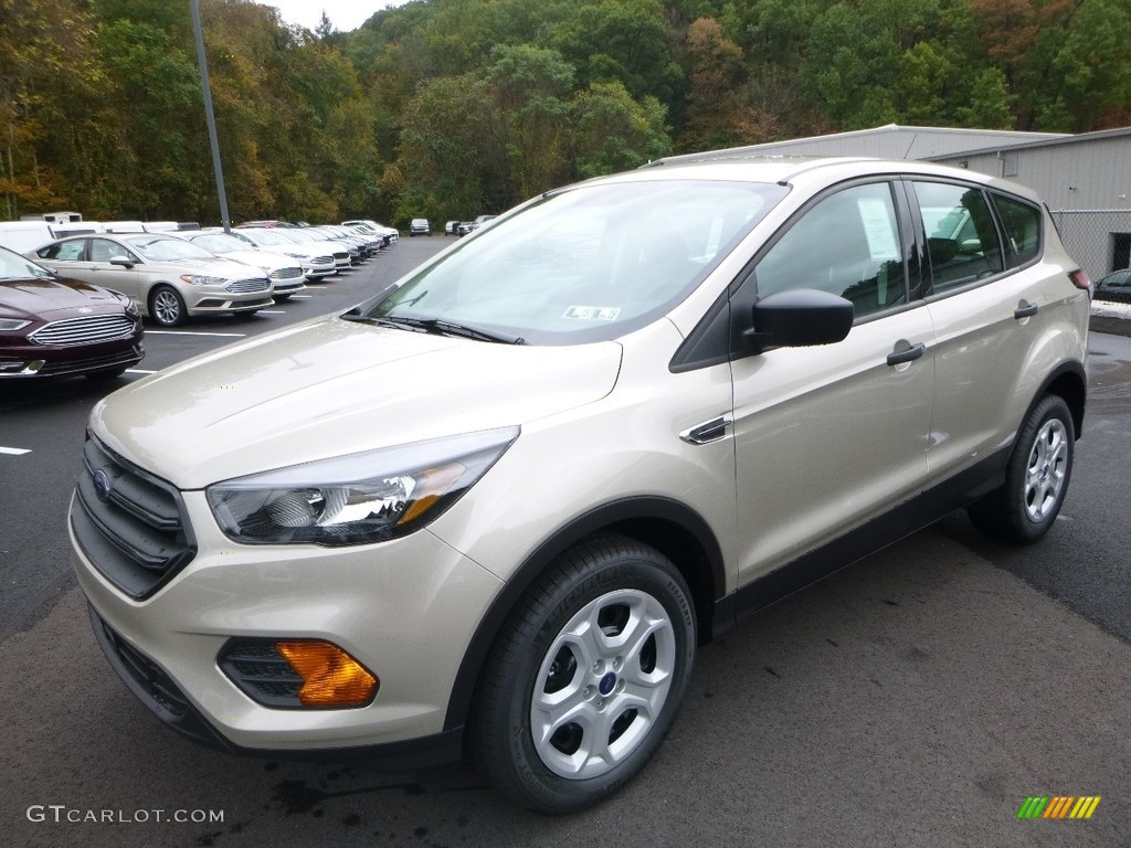 White Gold 2018 Ford Escape S Exterior Photo #123200358