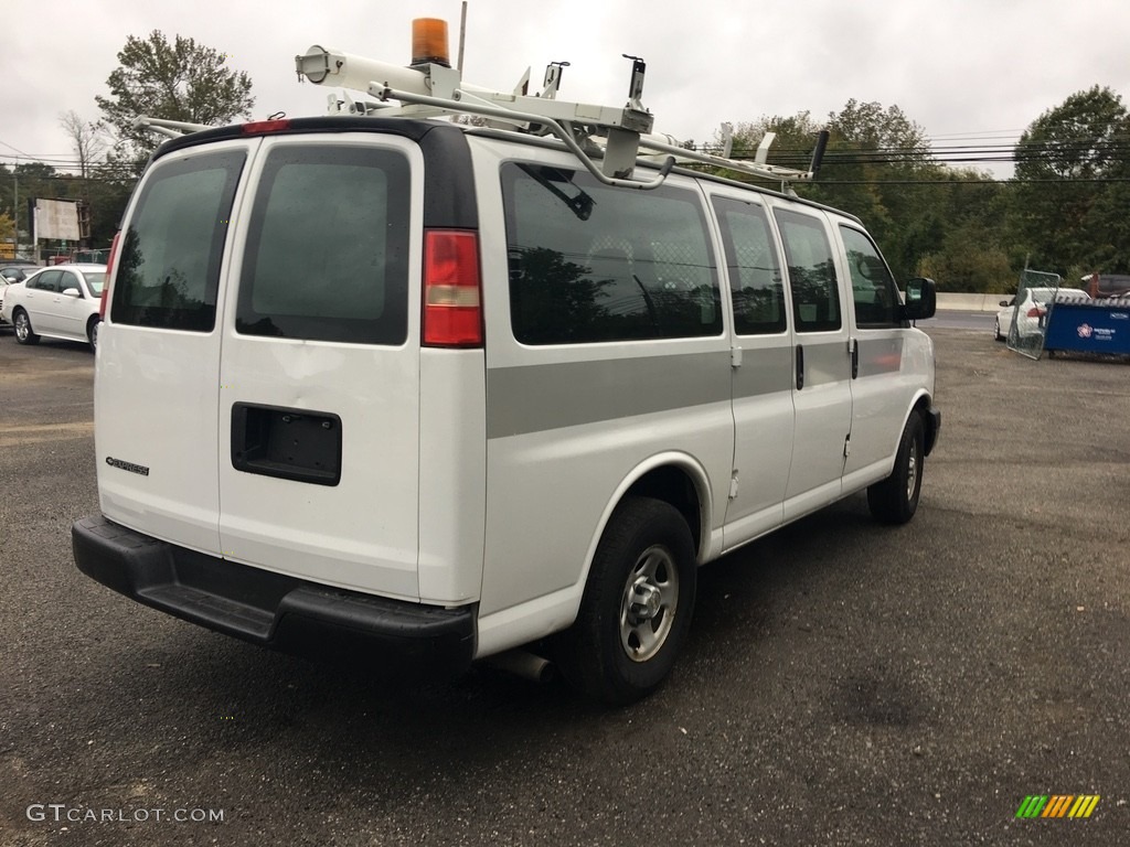 2008 Express 1500 Cargo Van - Summit White / Medium Pewter photo #7