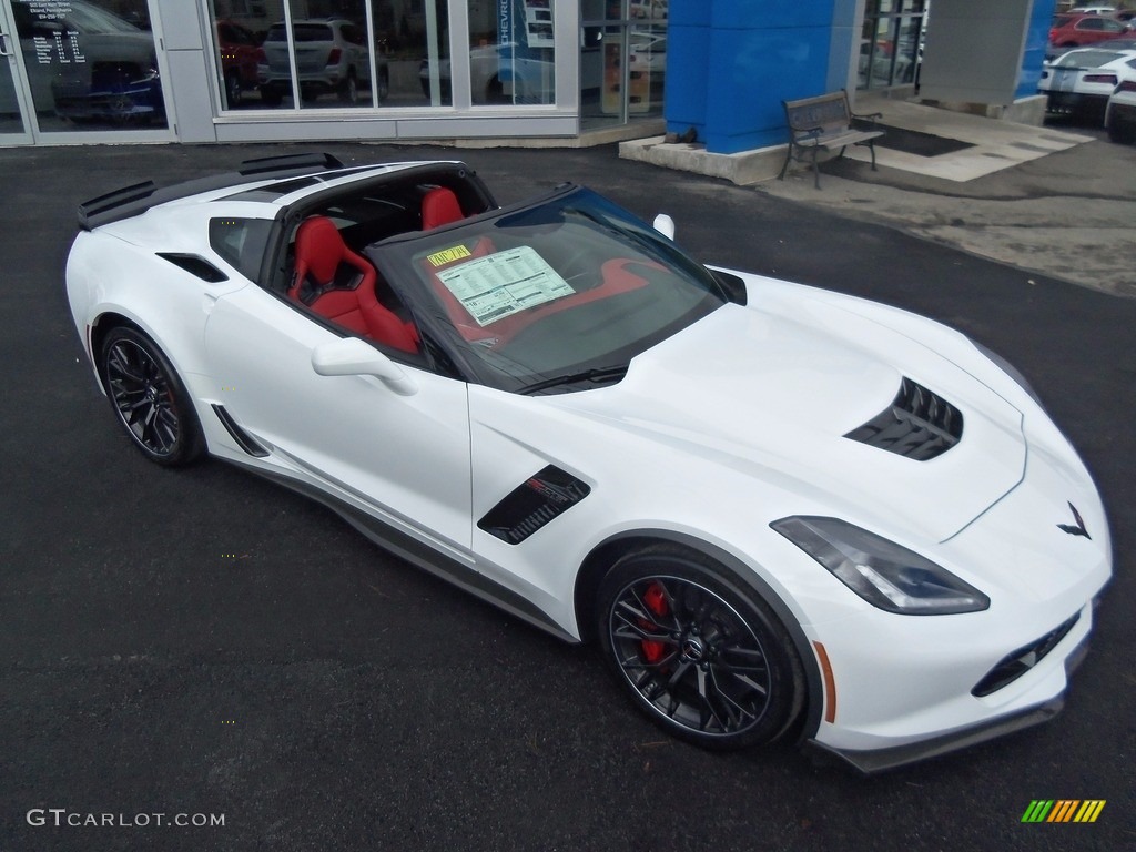 Arctic White Chevrolet Corvette