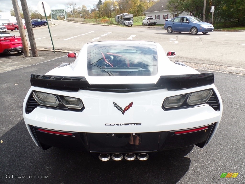 2017 Corvette Z06 Coupe - Arctic White / Adrenaline Red photo #21