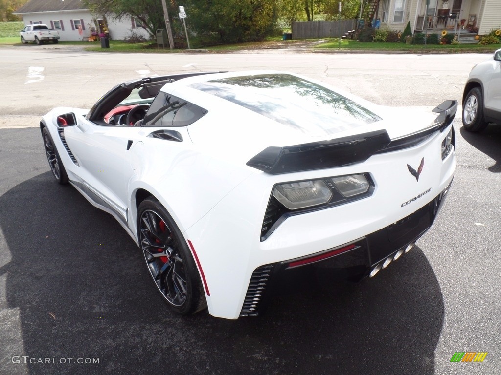 2017 Corvette Z06 Coupe - Arctic White / Adrenaline Red photo #22