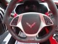 2017 Chevrolet Corvette Adrenaline Red Interior Steering Wheel Photo