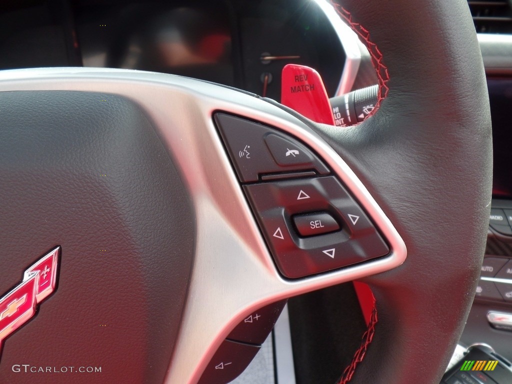 2017 Corvette Z06 Coupe - Arctic White / Adrenaline Red photo #34