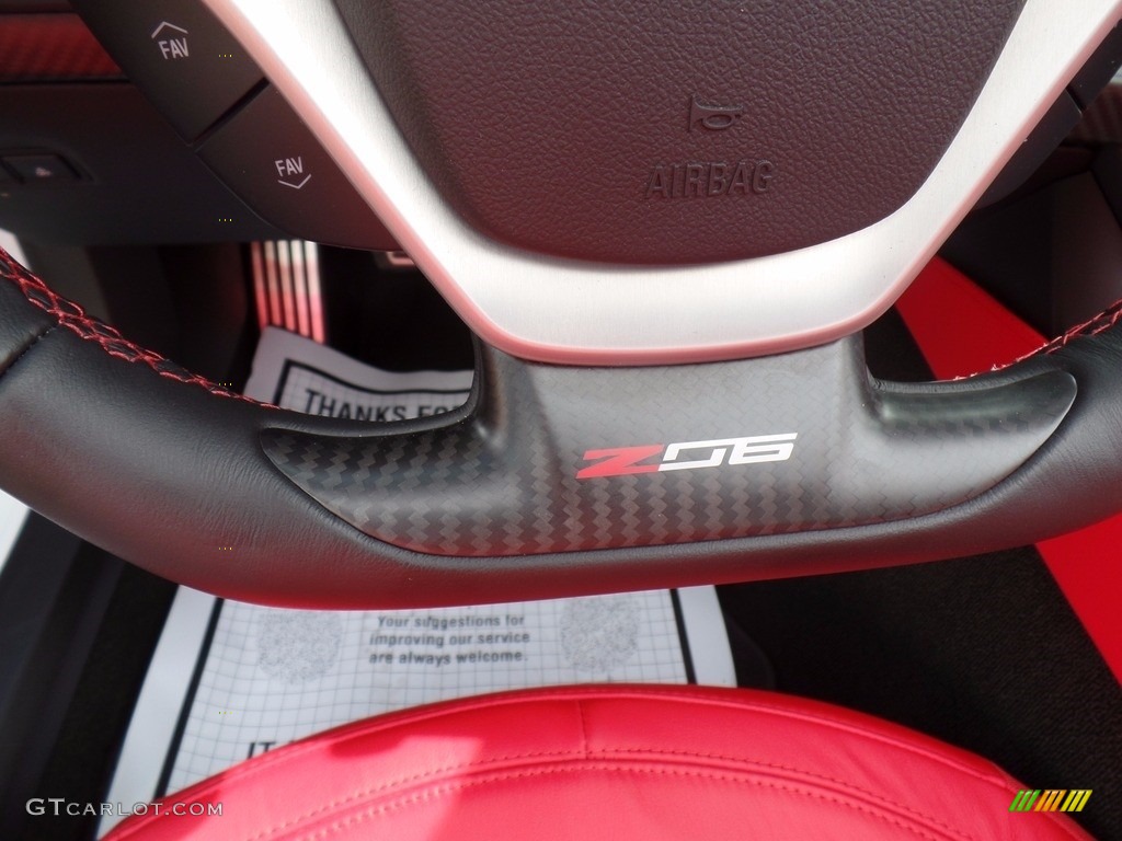2017 Corvette Z06 Coupe - Arctic White / Adrenaline Red photo #37