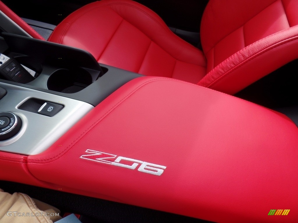 2017 Corvette Z06 Coupe - Arctic White / Adrenaline Red photo #51