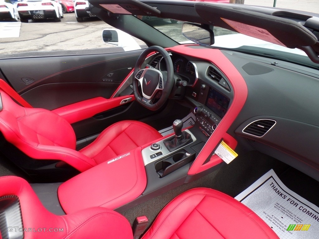 2017 Corvette Z06 Coupe - Arctic White / Adrenaline Red photo #55
