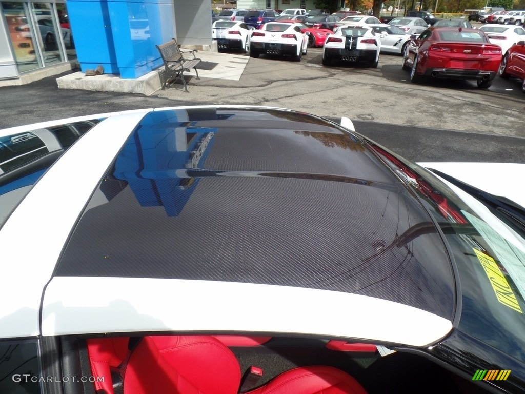 2017 Corvette Z06 Coupe - Arctic White / Adrenaline Red photo #59