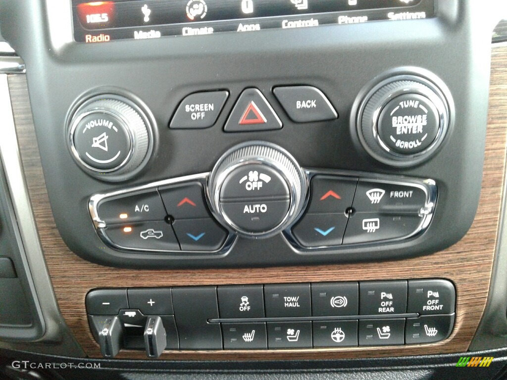 2018 Ram 2500 Laramie Mega Cab 4x4 Controls Photo #123203694