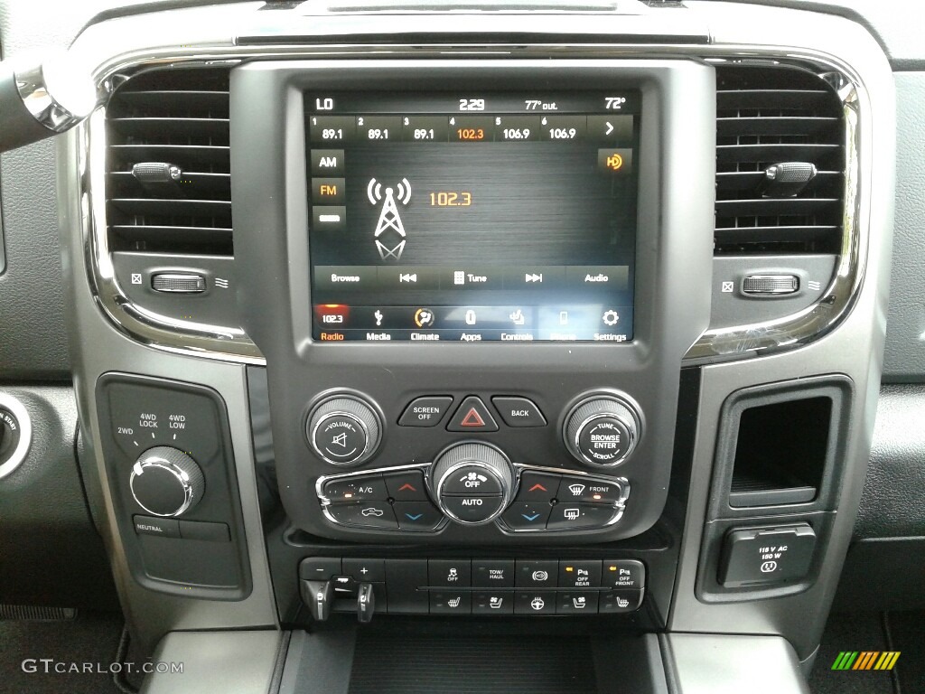 2018 Ram 2500 Laramie Mega Cab 4x4 Controls Photo #123205851