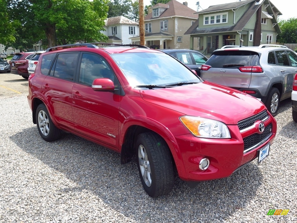 2011 RAV4 V6 Limited 4WD - Barcelona Red Metallic / Ash photo #2